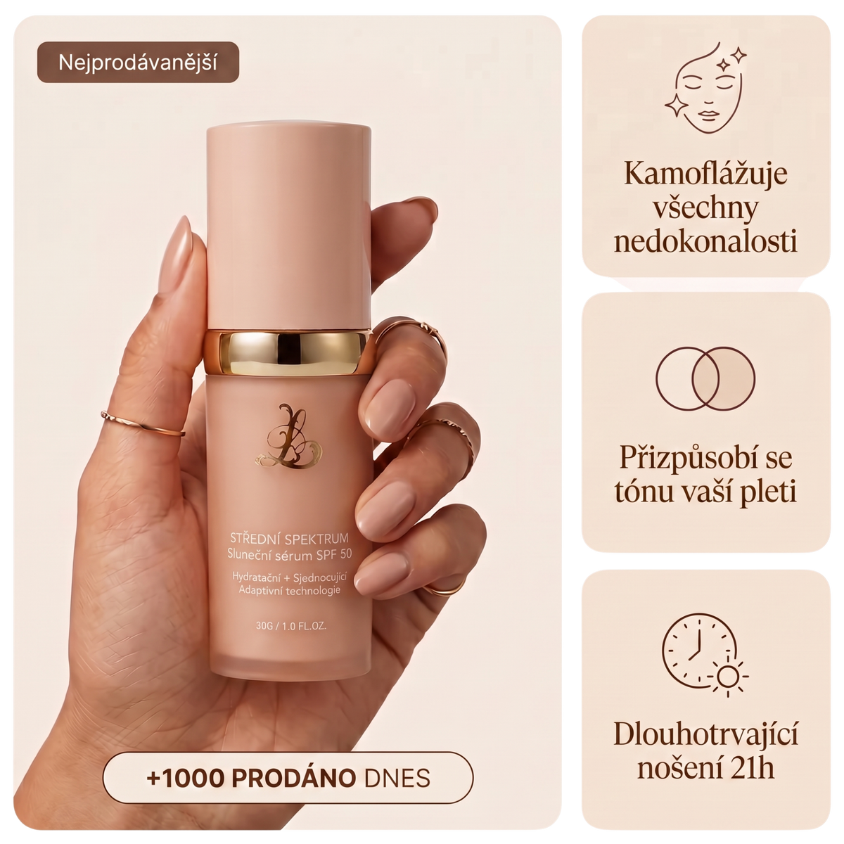 Měnicí make-up podle pleti