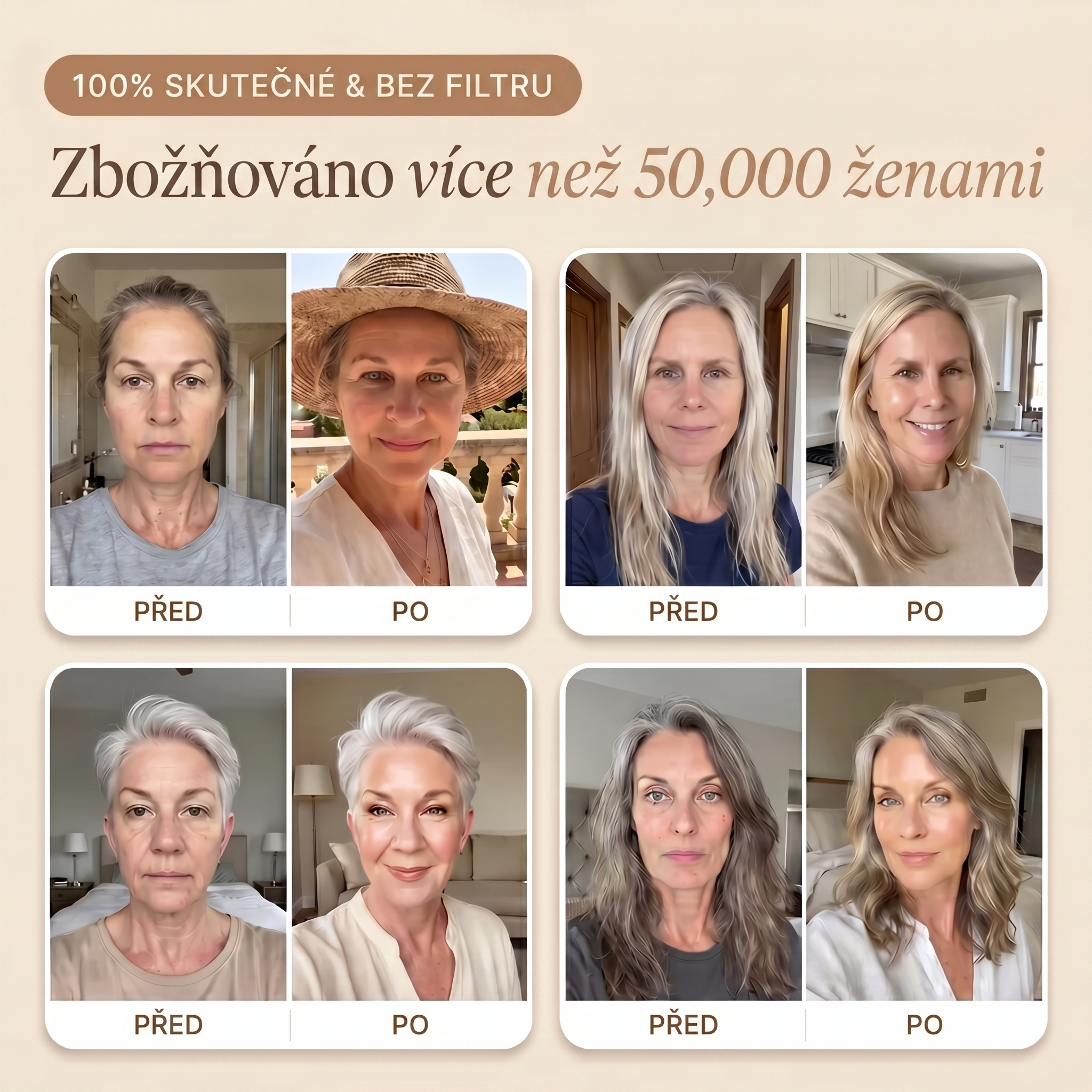 Měnicí make-up podle pleti